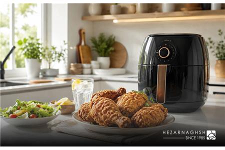 طرز تهیه خوشمزه ترین مرغ سوخاری در سرخ کن بدون روغن