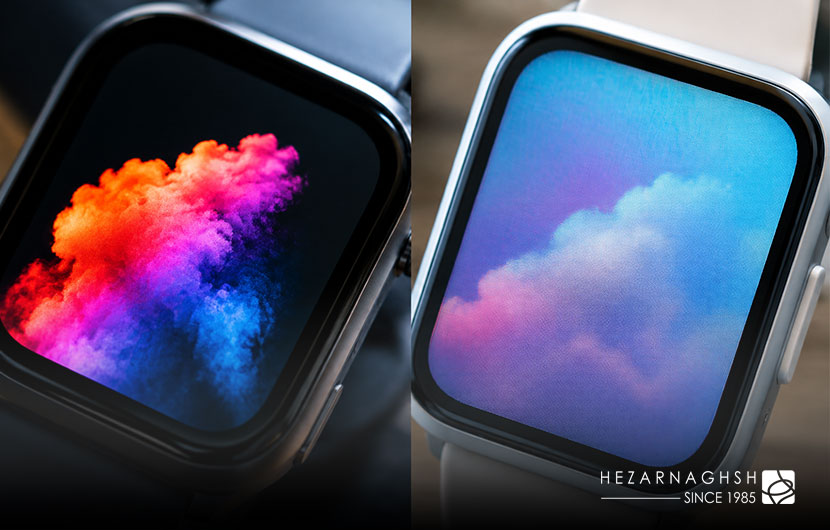 مقایسه نمایشگر AMOLED و LCD در ساعت هوشمند