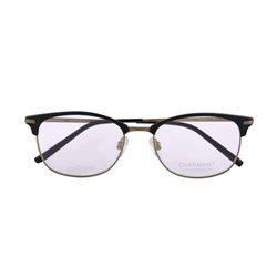 عینک فریم مردانه ترکیب کائوچو و فلز Charment مدل Ch11458 Bk