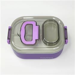 ظرف غذا lunch box مدل Quality life بنفش