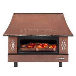 بخاری گازی شومینه ای نیک کالا مدل زرین -MC-28