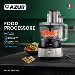 خرید غذاساز آزور مدل AZ 270FP  با موتور قدرتمند از هزارنقش 
