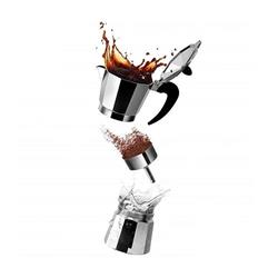 خرید قیمت و خرید موکاپات 3 کاپ استیل با طرح ایتالیایی