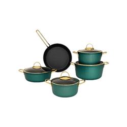 قیمت و خرید سرویس قابلمه 9پارچه kzp مدل آلما