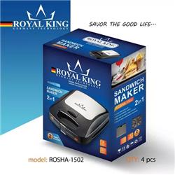 خرید ساندویچ ساز رویال کینگ مدل ROSHA-1502