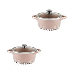 سرویس قابلمه 17 پارچه گرانیت طرح ایتالیا C