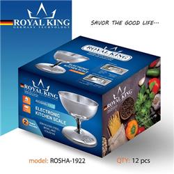 خرید ترازوی آشپزخانه رویال کینگ مدل ROSHA-۱۹۲۲