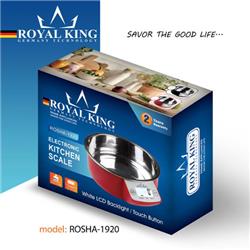 ترازو آشپزخانه رویال کینگ ROSHA-1920 