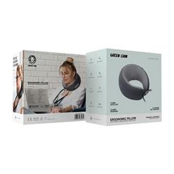 بالش ماساژور گردن گرین لاین مدل Ergonomic Pillow، ایده‌آل برای استفاده در سفر و محیط کار