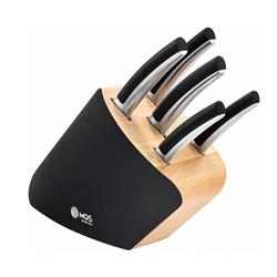 سرویس چاقو 6 پارچه مدل KS-6010 استند دار