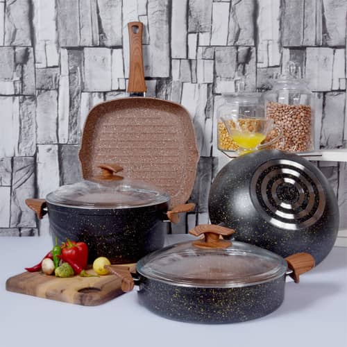 سرویس قابلمه 12 پارچه اویز مدل سوینگ