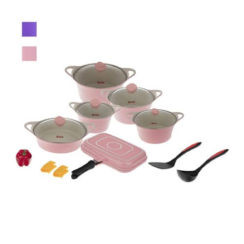 سرویس قابلمه 15 پارچه کاندید مدل کاپری