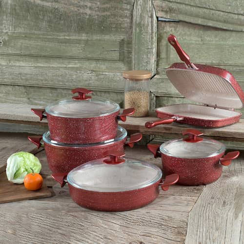 سرویس  قابلمه 10 پارچه اویز مدل سوینگ