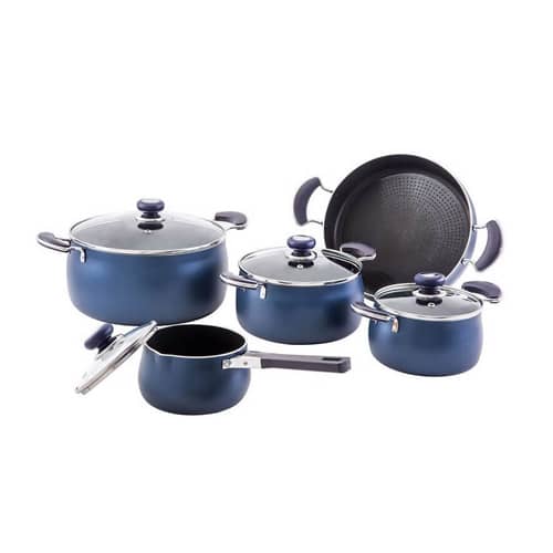 سرویس قابلمه 10پارچه مدل کاج تفلون کلاسیک