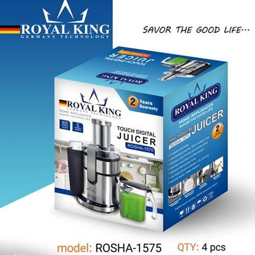  آب میوه گیری رویال کینگ مدل ROSHA-1575