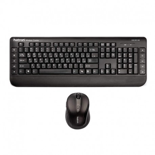 کیبورد و ماوس بی سیم هترون مدل HKCW140 