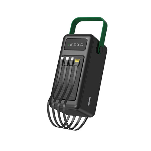 پاوربانک خورشیدی گرین لاین مدل SOLAR MAX ظرفیت 80000 میلی آمپر 