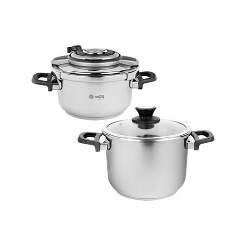 زودپز دو قلو 4+6 ام جی اس مدل PC-202