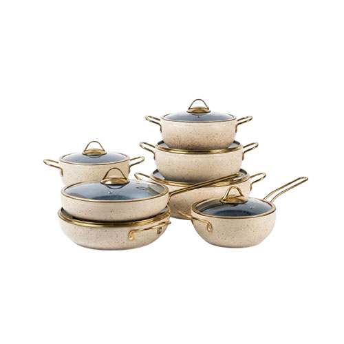 سرویس قابلمه 12 پارچه kzp مدل گلورا