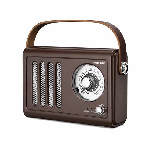 رادیو و اسپیکر بلوتوثی گرین لاین مدل Vintage Radio