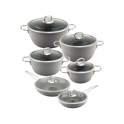 سرویس قابلمه 12 پارچه ام جی اس مدل فورج FR04S